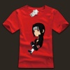 Naruto Uchiha Itachi Mens Black T-shirts