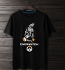 Overwatch Blizzard Roadhog Cotton Black T-Shirts 