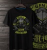 Blizzard Overwatch Genji Short Sleeve Black Tshirts 