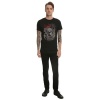 Cool Design Black Heavy Metal Skull T-Shirts