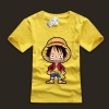 Lovely Monkey D. Luffy Tshirts One Piece Black Tees For Man