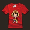 Lovely Monkey D. Luffy Tshirts One Piece Black Tees For Man