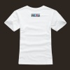 One Piece Smoker White Cotton T-shirts For Man