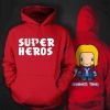 Cartoon Design Mavel Thor Hoodies For Mens