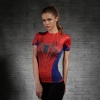 Spiderman Short Sleeve Compression Shirts 