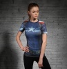 Captain America Compression Shirt Women 