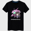 Blizzard Overwatch D.Va Character Shirts Black Couple T-shirts