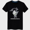 Overwatch OW Genji T-shirt Black Blizzard Game Tees For Couples