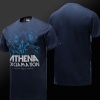 Saint Seiya Athena Blue T-shirts For Young Mens