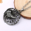 The Game Of Thrones Three-Headed Dragon Necklaces House Targaryen Gift