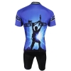 The Peakedness Design Cycling Suits Blue mens MTB Bike Jersey