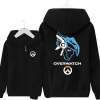 Overwatch Pharah Sweatshirt Men Black Sweater