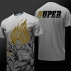 Dragon Ball Z Son Goku T shirt DBZ szary T-shirt dla chłopców męskie