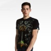 Blizzard Diablo Tyrael T-shirt Short Sleeve Black Tees For Mens Boys