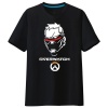 Overwatch Soldier 76 T-shirts For Young black Tees
