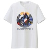 Overwatch żołnierza 76 koszulki męskie czarny T-shirt