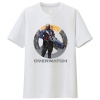 Overwatch Soldier 76 Shirts Men black T shirt