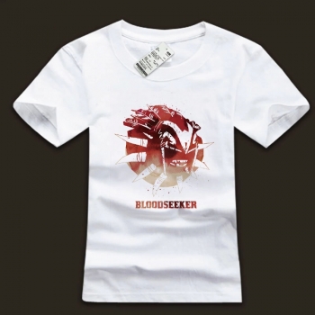 좋은 DOTA 2 Bloodseeker 티 잉크 화이트 티셔츠