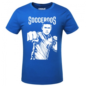 Australia Tim Cahill Soccer Star Blue T-shirts