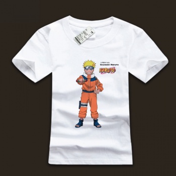 Naruto Uzumaki Naruto White Tshirts For Boys