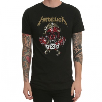 Cool Mens Skull Design Metallica Tshirt