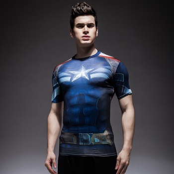 Captain America Youth Compression Shirt 