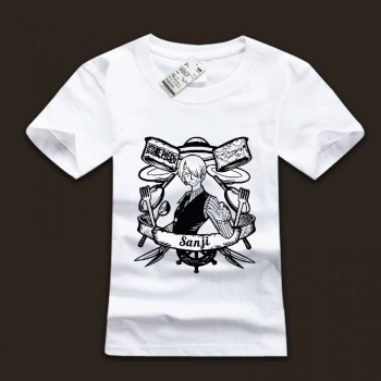 Ink Sanji One Piece Tshirts For Young Man
