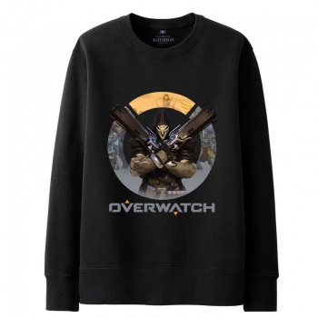 Blizzard Overwatch Reaper Hoodie For Mens black Sweatshirt