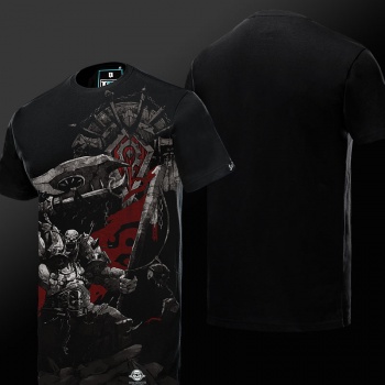 WOW Garrosh Hellscream Tee Shirt Mens Black T-shirts